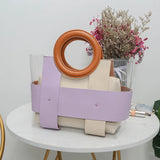 Summer Clear Tote Bags Women PVC Shoulder Messenger Bags