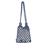 Summer Cotton Thread Knit Women Handbags Ladies Net Hollow Tote Bag