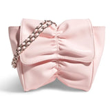 Summer Mini Bow Shoulder Bag Women's Purses Handbag Chain PU UnderarmCrossbody B