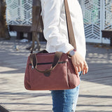Casual Solid Shoulder Bag Messenger Bag Student School Travel Shopping Bag