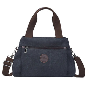 Casual Solid Shoulder Bag Messenger Bag Student School Travel Shopping Bag