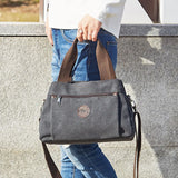 Casual Solid Shoulder Bag Messenger Bag Student School Travel Shopping Bag