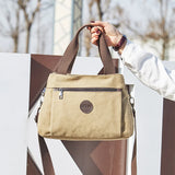 Casual Solid Shoulder Bag Messenger Bag Student School Travel Shopping Bag