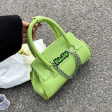 Y2k Metal Chain Large Capacity Women's Messenger Tote Bag
