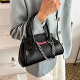 Y2k Metal Chain Large Capacity Women's Messenger Tote Bag
