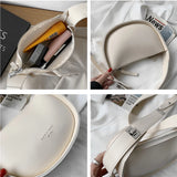 Summer Saddle Shoulder Crossbody Bag for Women Wide Strap Underarm Handbags