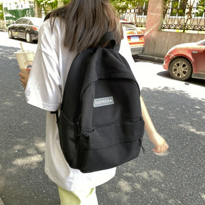 Canvas Summer Schoolbag for Teenagers Functional Backpack