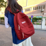 Canvas Summer Schoolbag for Teenagers Functional Backpack