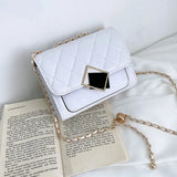 Summer Small Square Handbags For Women High Pu Leather Female