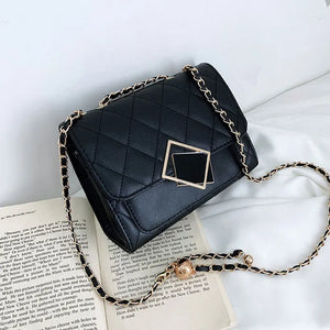 Summer Small Square Handbags For Women High Pu Leather Female