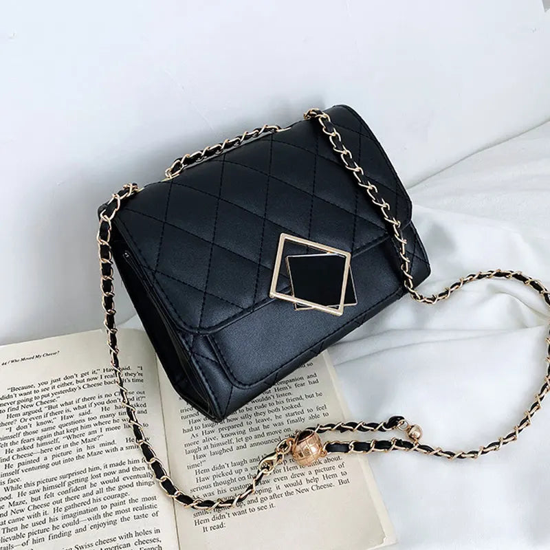 Summer Small Square Handbags For Women High Pu Leather Female