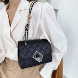 Summer Small Square Handbags For Women High Pu Leather Female