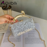 Summer Small Women Transparent PVC Tote Top-Handle Bags