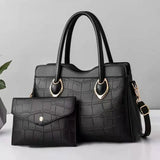 Summer Stone Pattern Handbag All-match Large Capacity One-shoulder Women