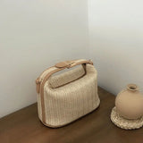 Summer Straw Handbags Ladies Crossbody Bag Retro Girls Clutch Purse Beach