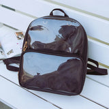 Clear Women Backpack Transparent Student Bags High Versatile Backpacks