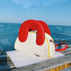 Green PU Leather Shoulder Bag Large Capacity Female Purse Handbag