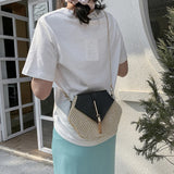 Straw Shoulder Bag Crossbody Tassel Handbag Purse
