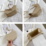 Straw Shoulder Bag Crossbody Tassel Handbag Purse
