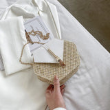 Straw Shoulder Bag Crossbody Tassel Handbag Purse