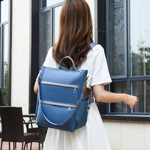 Summer Women's Backpack High Female Backbag Nylon Large Capacity