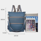 Summer Women's Backpack High Female Backbag Nylon Large Capacity