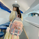 Summer Womens Backpack Nylon Large-capacity Lightweight Travel Backpacks