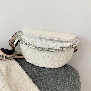 Summer Female Belt Bag Fanny pack Leather Waist Bags Women Shoulder Crossbody