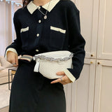 Summer Female Belt Bag Fanny pack Leather Waist Bags Women Shoulder Crossbody