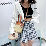 Summer Fresh Forest Straw Woven Handbags