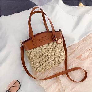 Summer Fresh Forest Straw Woven Handbags