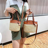 Summer Fresh Forest Straw Woven Handbags