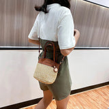 Summer Fresh Forest Straw Woven Handbags