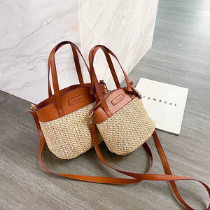 Summer Fresh Forest Straw Woven Handbags