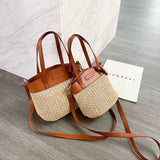 Summer Fresh Forest Straw Woven Handbags