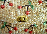 Embroidery Flap Chain Crossbody Bag Boho Clutch