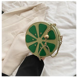 Summer Fruit Lemon Purses and Handbag for Women Girls
