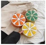 Summer Fruit Lemon Purses and Handbag for Women Girls