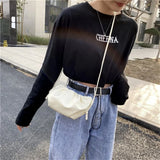 Summer Girl Shoulder Dumpling Small Bag Female Mini Pleated Crossbody Soft Bag