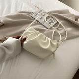 Summer Girl Shoulder Dumpling Small Bag Female Mini Pleated Crossbody Soft Bag