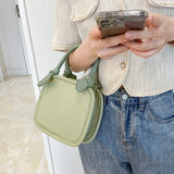 Summer Green Bag Women Mini Flap Handbags Shoulder Small Phone Makeup Purse