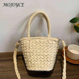 Summer Hand-Woven Commute Bag Casual Flower Basket Shape