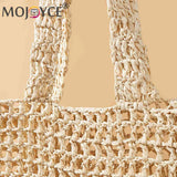 Summer Hand-Woven Beach Vacation Bags Hollow Casual Portable Net Crochet