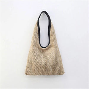 Summer Bags Shoulder Bags Women Beach Weaving Ladies Straw Bag Armpit Bag