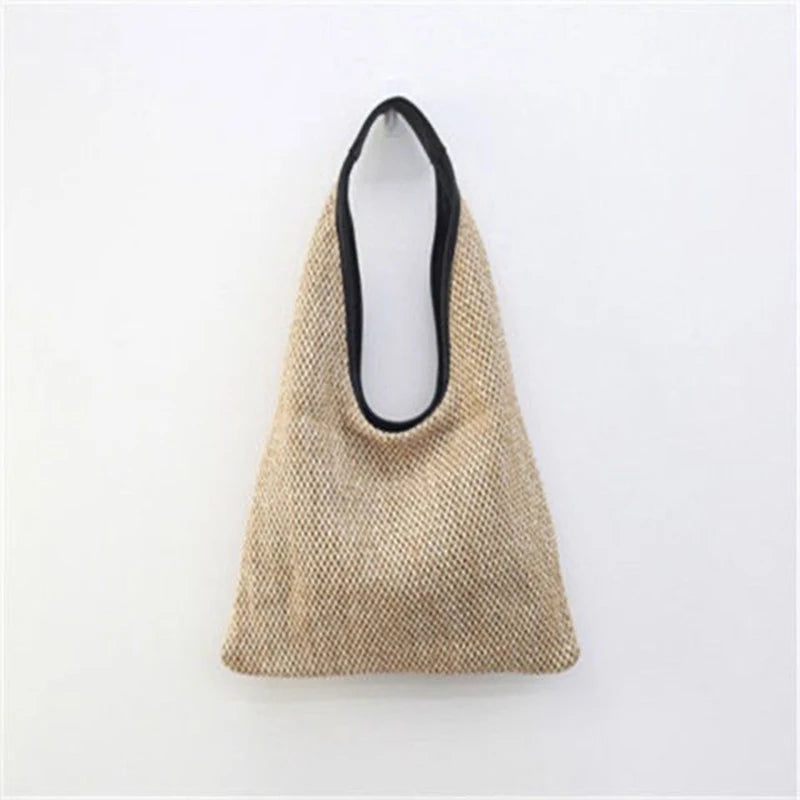 Summer Bags Shoulder Bags Women Beach Weaving Ladies Straw Bag Armpit Bag