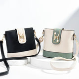 Summer High Leather Bucket Bag Waterproof Large Capacity