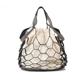 Summer Hollow Out Women Handbag Beach Weaving Casual Tote