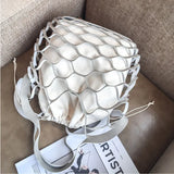 Summer Hollow Out Women Handbag Beach Weaving Casual Tote
