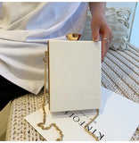 Summer Ice Cream Acrylic Box Shoulder Chain Bag