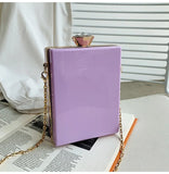 Summer Ice Cream Acrylic Box Shoulder Chain Bag
